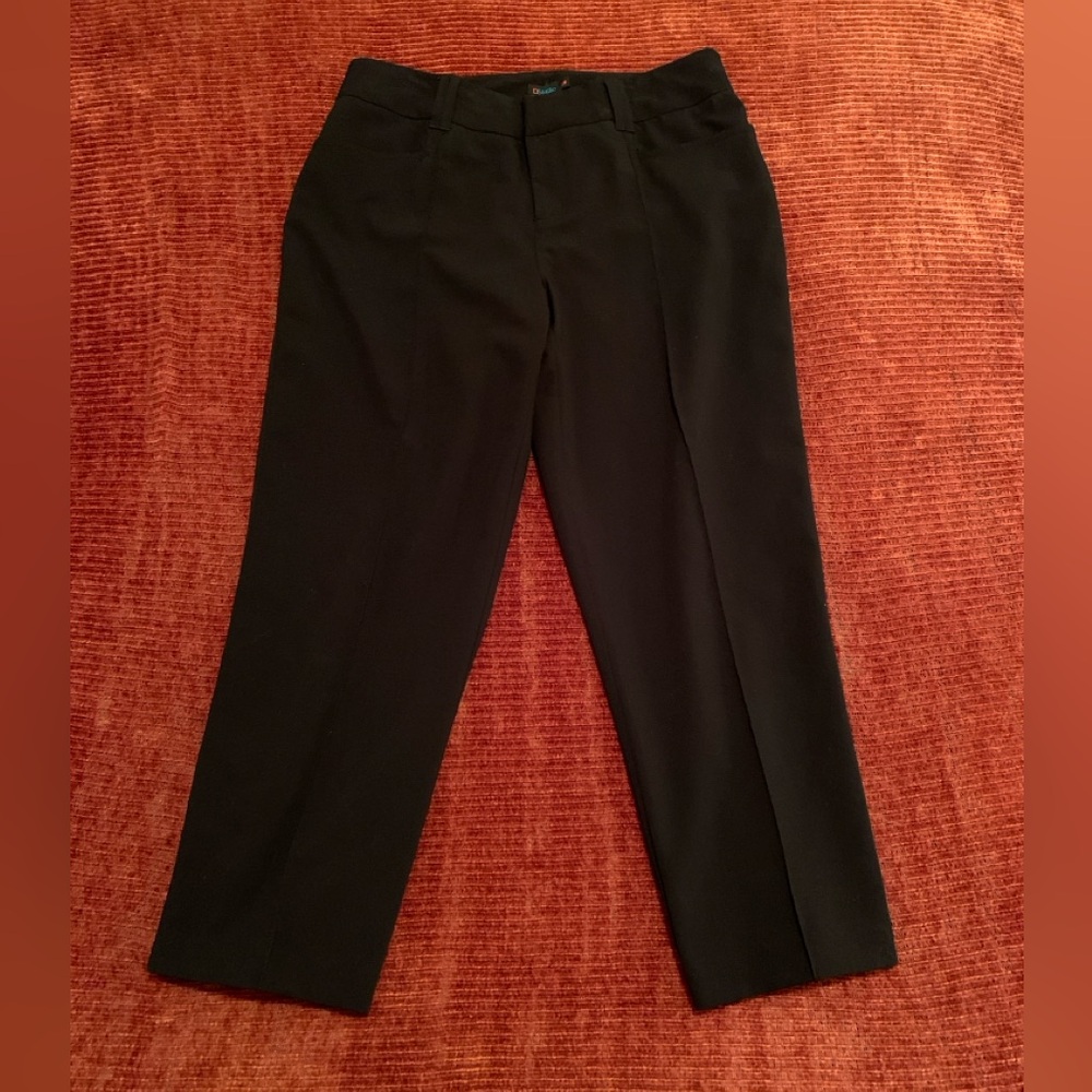 Silky Black Business Trousers